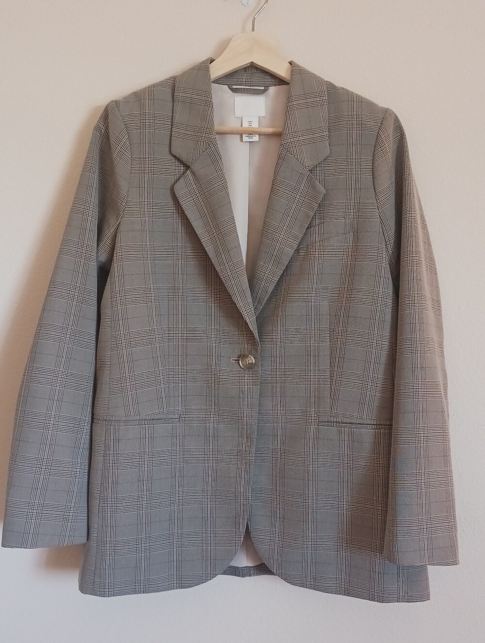H&M Plaid Blazer